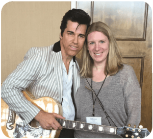 Becky Coyle and Elvis