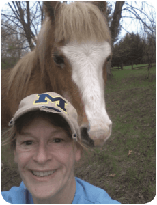 Wendy with her horse
